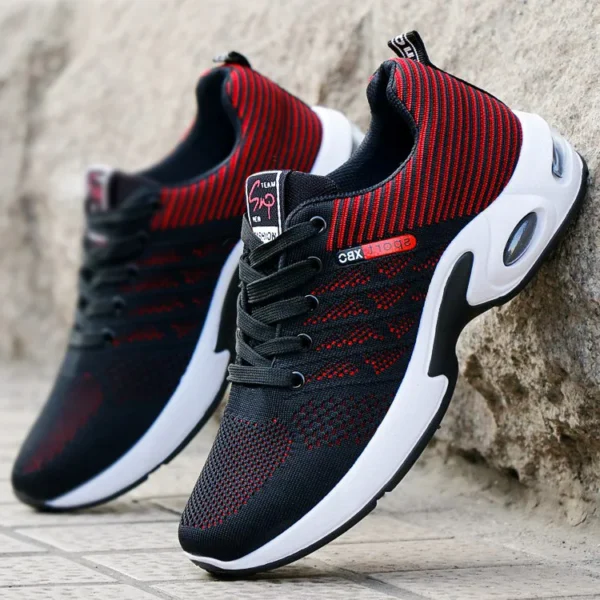 Shoes men 2024 new trend men's shoes breathable lace-up running shoes Korean version light casual sports shoes - Image 2