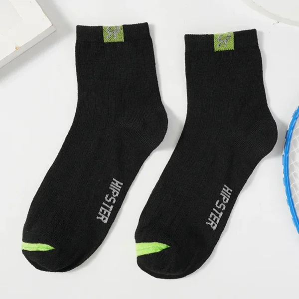 3 Pairs Men Socks Breathable Cotton Sports Stockings Men Breathable Comfortable Men Socks Sweat Absorption Business Socks - Image 2