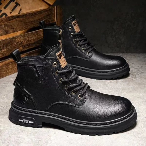 Winter Men's Boots Trendy Men's Shoes British Cargo Boots Outdoor Plus Size Versatile Casual Shoes man shoes ankle boots - Image 2