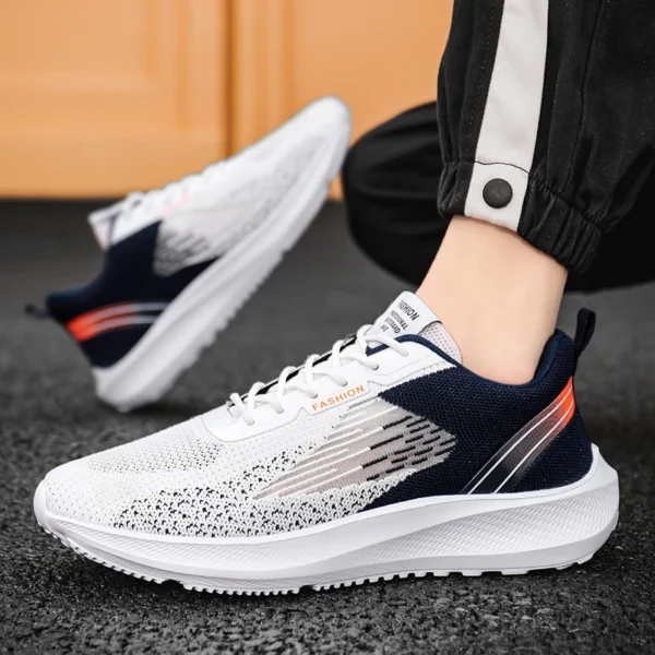 New Summer Men Outdoor Hiking Platform Breathable Mesh Training Light Casual Running Sneakers Shoes Tenis Deportivos Hombre - Image 3